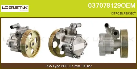 Hydraulic Pump, steering (037078129OEM)