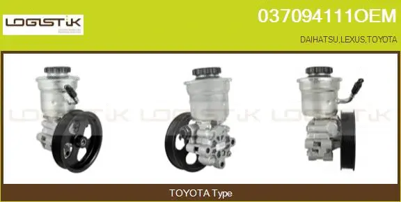 Hydraulic Pump, steering (037094111OEM)