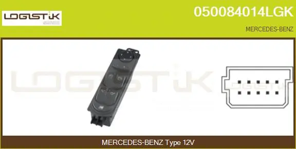 Switch, window regulator (050084014LGK)