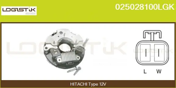 Repair Set, alternator (025028100LGK)