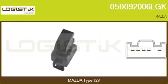 Switch, window regulator (050092006LGK)