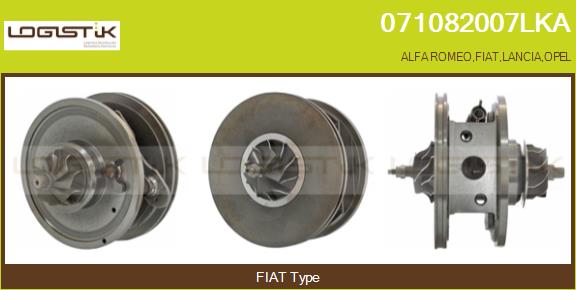 Core assembly, turbocharger (071082007LKA)