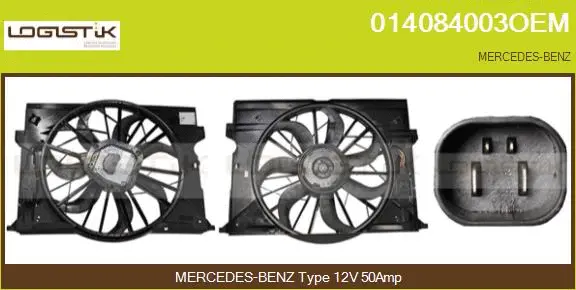 Electric Motor, radiator fan (014084003OEM)
