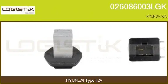 Resistor, interior blower (026086003LGK)