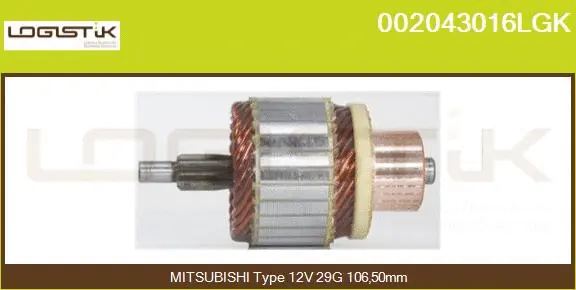 Armature, starter (002043016LGK)
