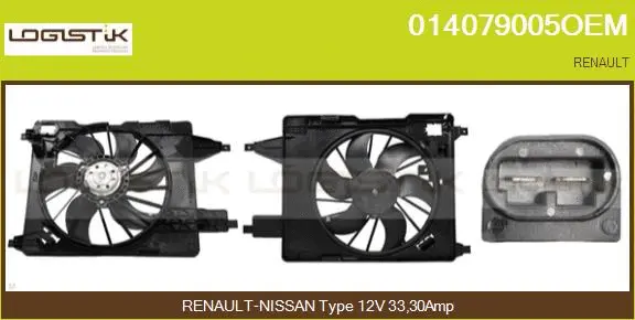 Electric Motor, radiator fan (014079005OEM)