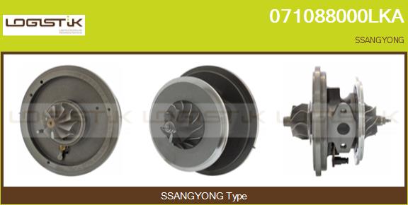 Core assembly, turbocharger (071088000LKA)