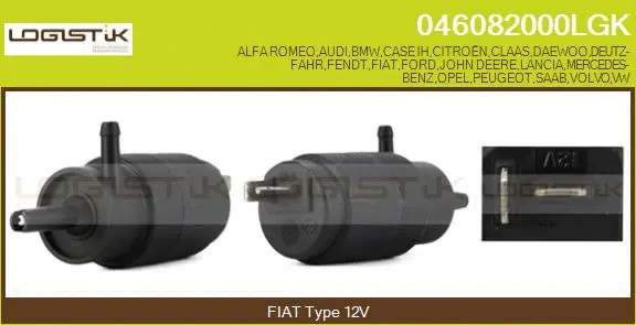 Washer Fluid Pump, window cleaning (046082000LGK)