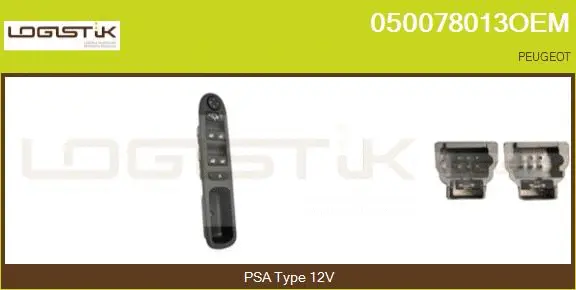 Switch, window regulator (050078013OEM)