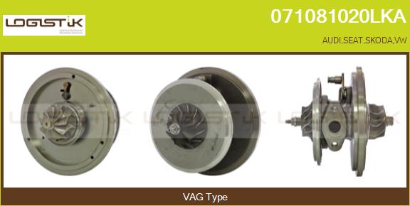 Core assembly, turbocharger (071081020LKA)