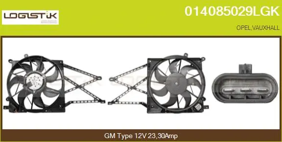 Electric Motor, radiator fan (014085029LGK)