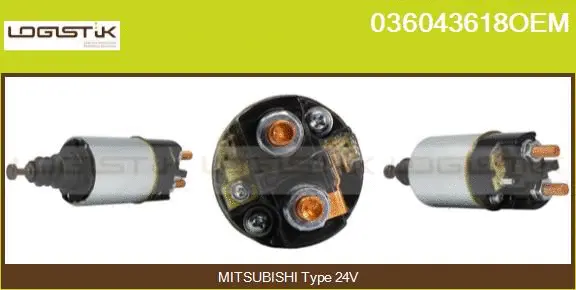 Solenoid Switch, starter (036043618OEM)