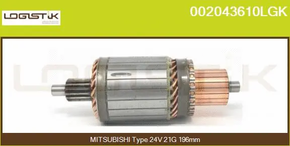 Armature, starter (002043610LGK)