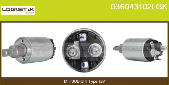 Solenoid Switch, starter (036043102LGK)