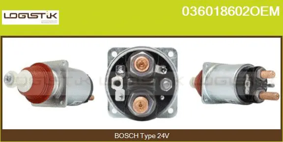 Solenoid Switch, starter (036018602OEM)
