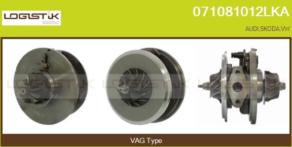 Core assembly, turbocharger (071081012LKA)