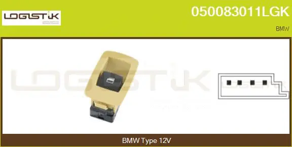 Switch, window regulator (050083011LGK)