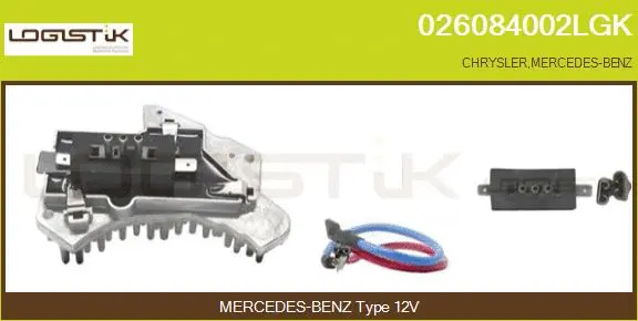 Resistor, interior blower (026084002LGK)