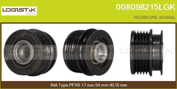 Belt Pulley, alternator (008098215LGK)