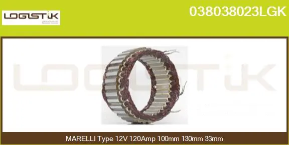 Stator, alternator (038038023LGK)