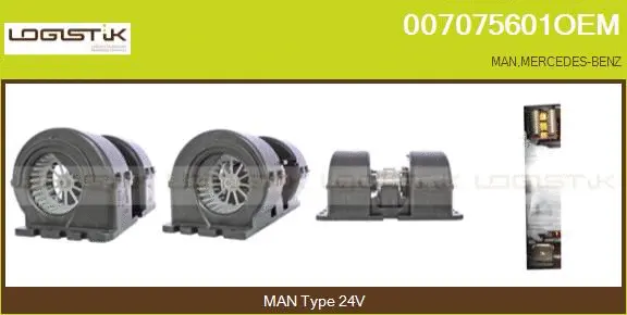 Interior Blower (007075601OEM)