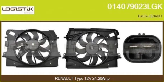 Electric Motor, radiator fan (014079023LGK)