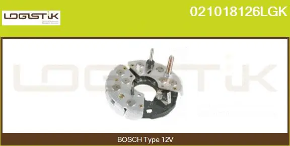 Rectifier, alternator (021018126LGK)