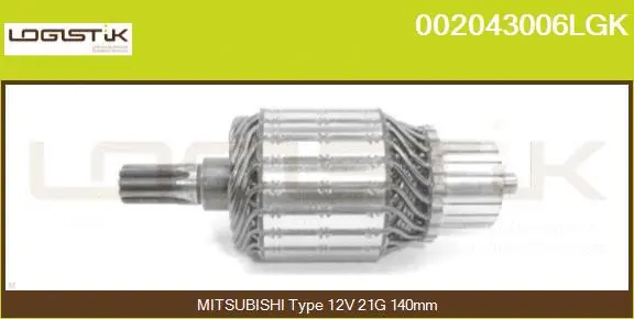 Armature, starter (002043006LGK)