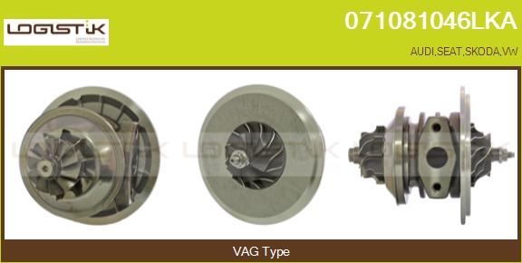 Core assembly, turbocharger (071081046LKA)