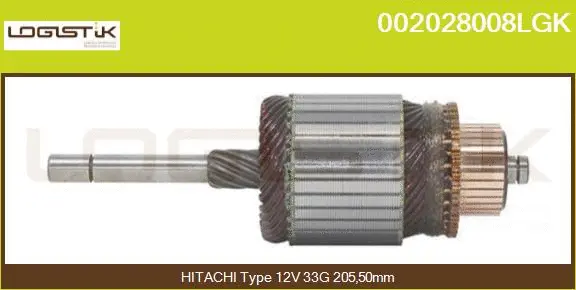 Armature, starter (002028008LGK)