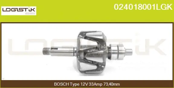 Rotor, alternator (024018001LGK)