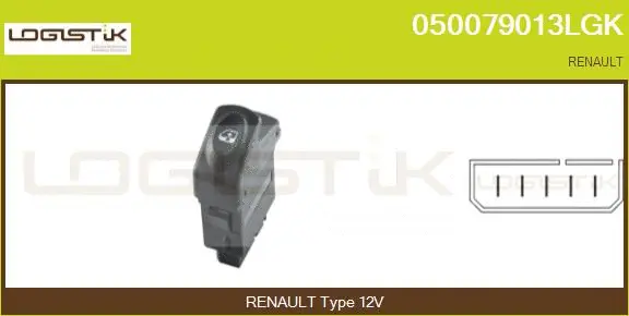 Switch, window regulator (050079013LGK)