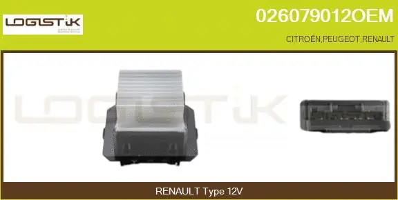 Resistor, interior blower (026079012OEM)