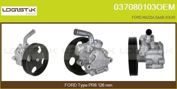 Hydraulic Pump, steering (037080103OEM)