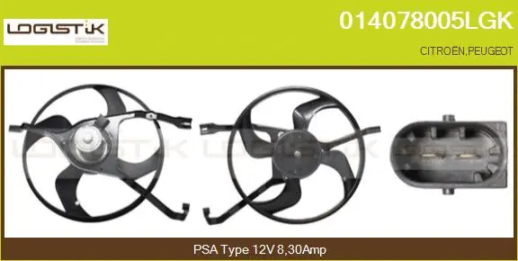 Electric Motor, radiator fan (014078005LGK)