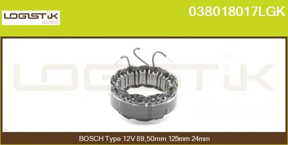 Stator, alternator (038018017LGK)