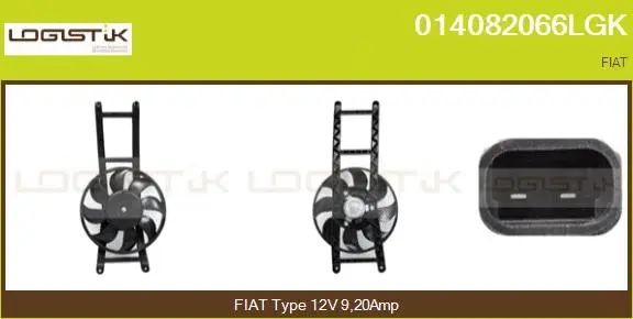 Electric Motor, radiator fan (014082066LGK)