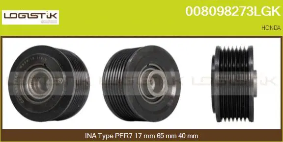 Belt Pulley, alternator (008098273LGK)