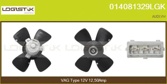 Fan, engine cooling (014081329LGK)