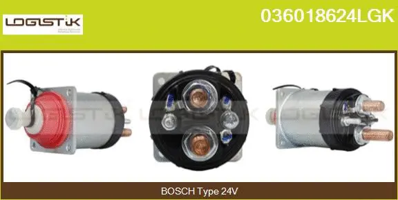 Solenoid Switch, starter (036018624LGK)