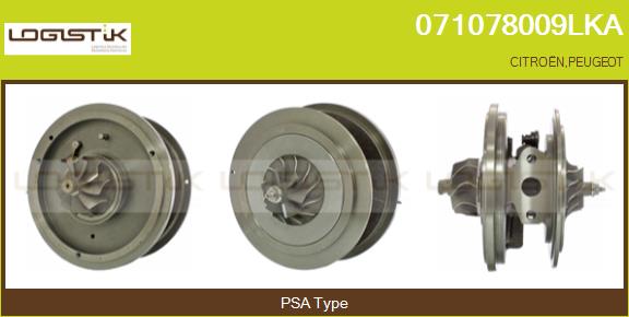 Core assembly, turbocharger (071078009LKA)