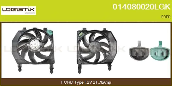 Electric Motor, radiator fan (014080020LGK)