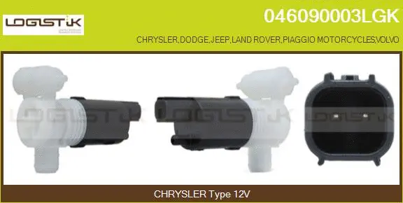 Washer Fluid Pump, window cleaning (046090003LGK)