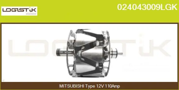 Rotor, alternator (024043009LGK)