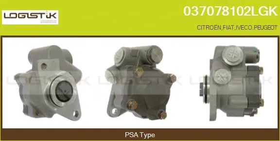 Hydraulic Pump, steering (037078102LGK)