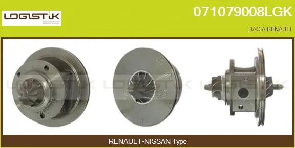 Core assembly, turbocharger (071079008LGK)