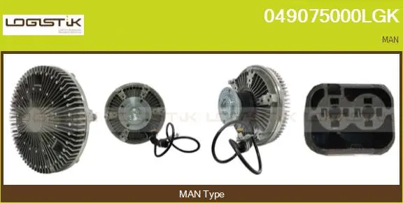 Clutch, radiator fan (049075000LGK)