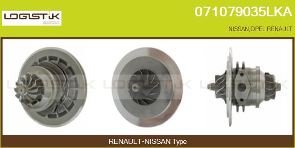 Core assembly, turbocharger (071079035LKA)