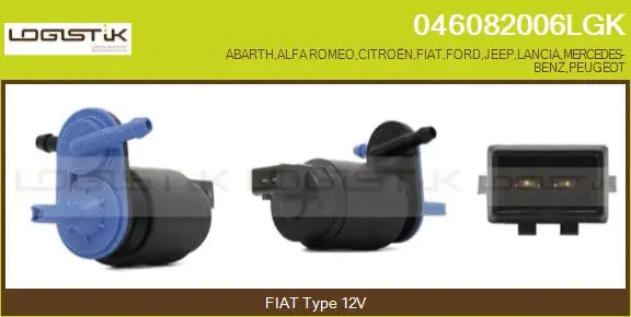 Washer Fluid Pump, window cleaning (046082006LGK)