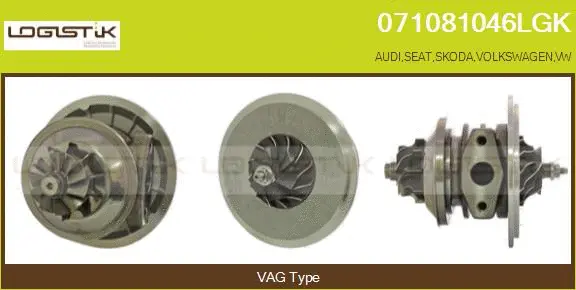 Core assembly, turbocharger (071081046LGK)